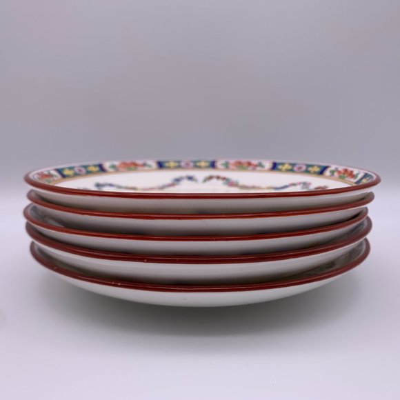 Mintons England Fine China Saucers Set of 5 - Picture 2 of 5